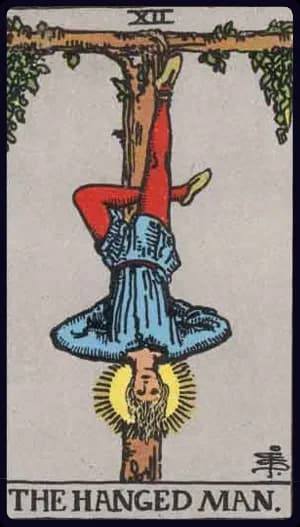 The Hanged Man: Surrender and New Perspective