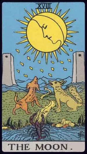 The Moon Tarot Card: Illusion and the Subconscious